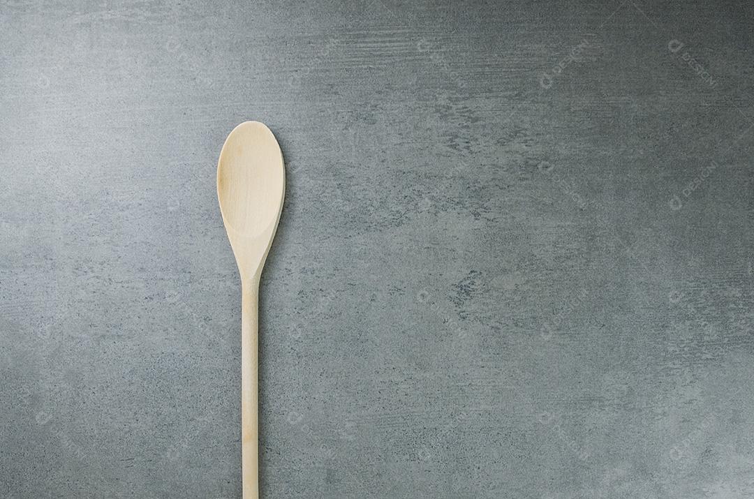 Wooden spoon top photo