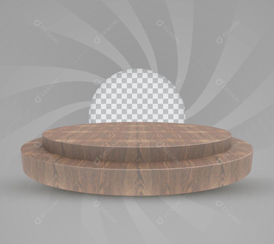 Podium Elemento 3D Para Composição PSD