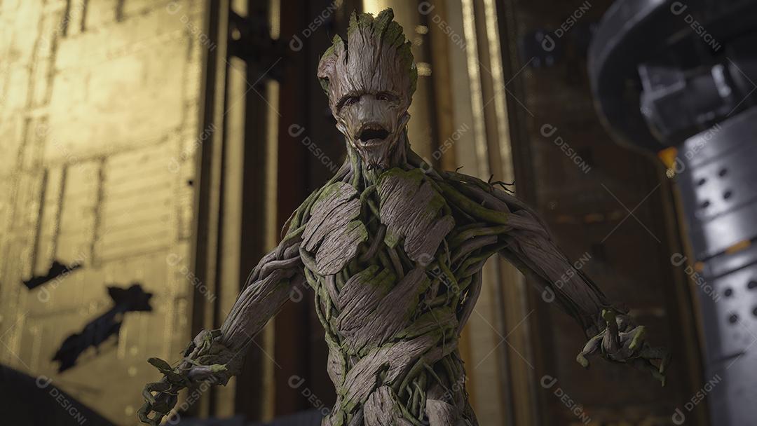 Grande Guardiões da Galáxia, Ilustração 3D, 6 de abril de 2022, São Paulo, Brasil