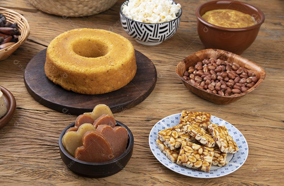 Comida típica do festival brasileiro de junho. Festa junina