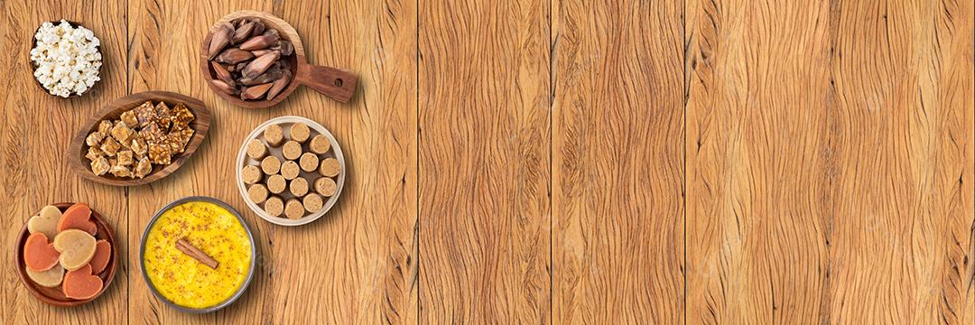 Comida típica do festival brasileiro de junho. Festa junina