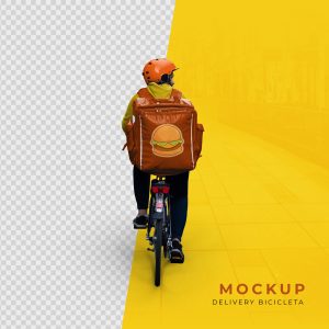 Mockup de Bicicleta PSD Editável
