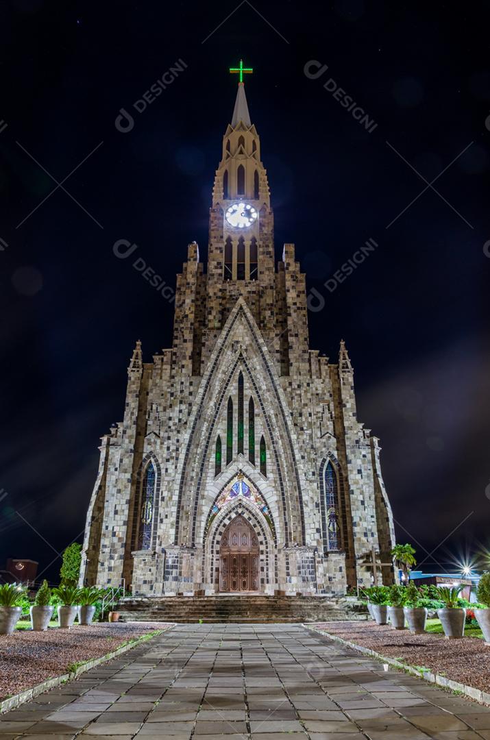 Igreja Catedral de pedra Canela, cidade turística perto de Gramado RS