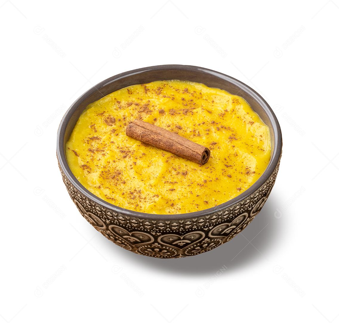 Curau, comida típica do festival brasileiro de junho feita com milho