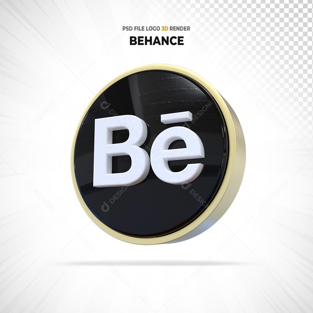 Behance 3D Elemento Para Composição PSD