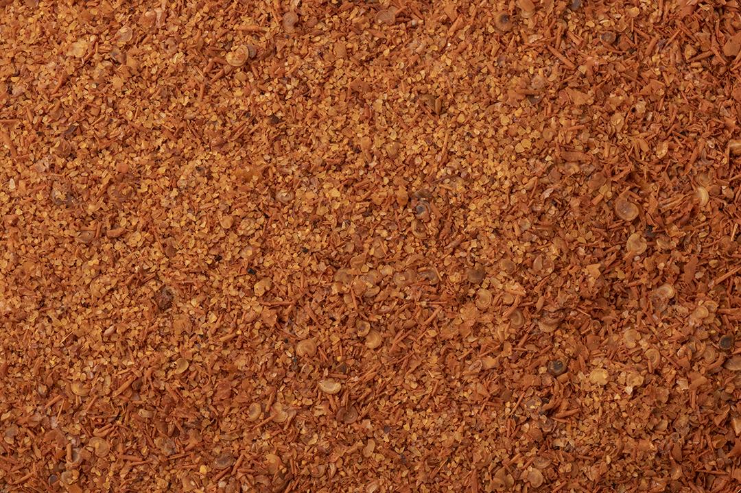 Vista superior, pimenta caiena. Pano de fundo da comida.