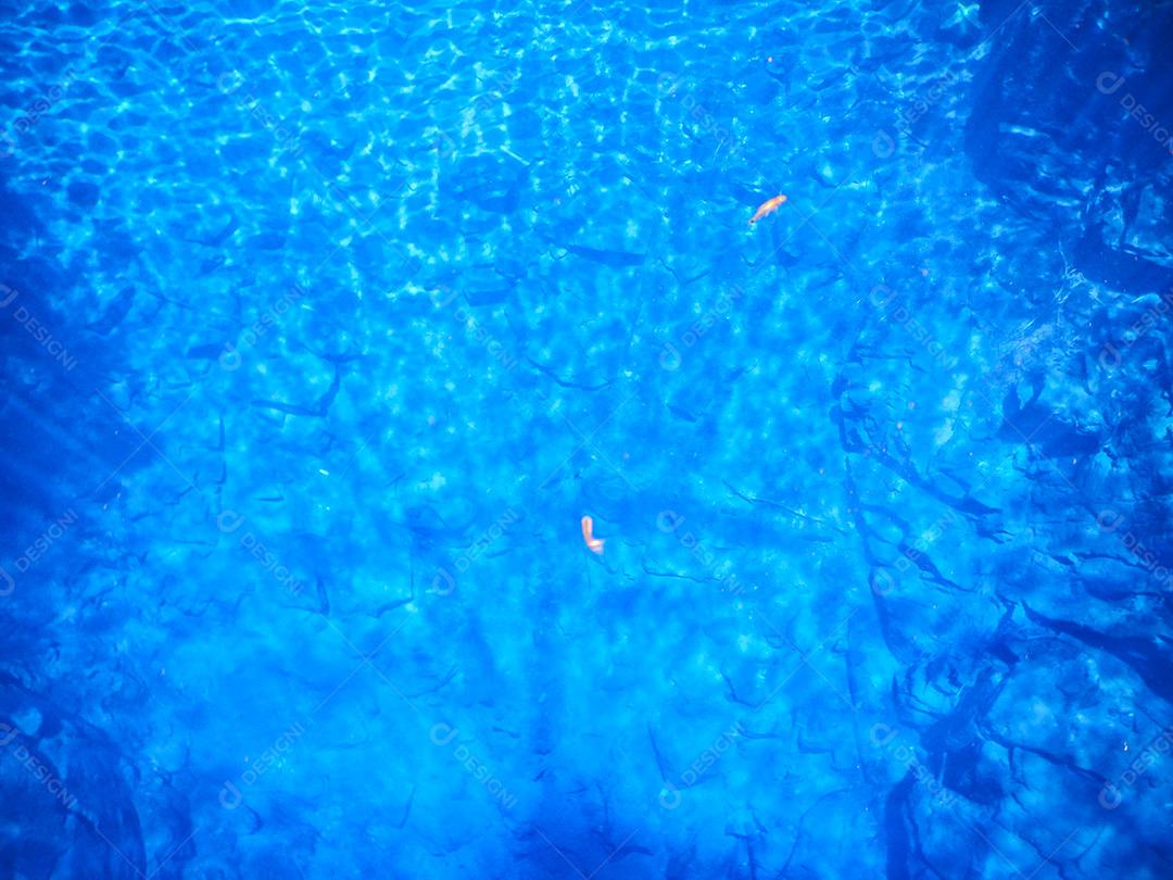 Lagoa misteriosa, bela lagoa de águas transparentes de tur