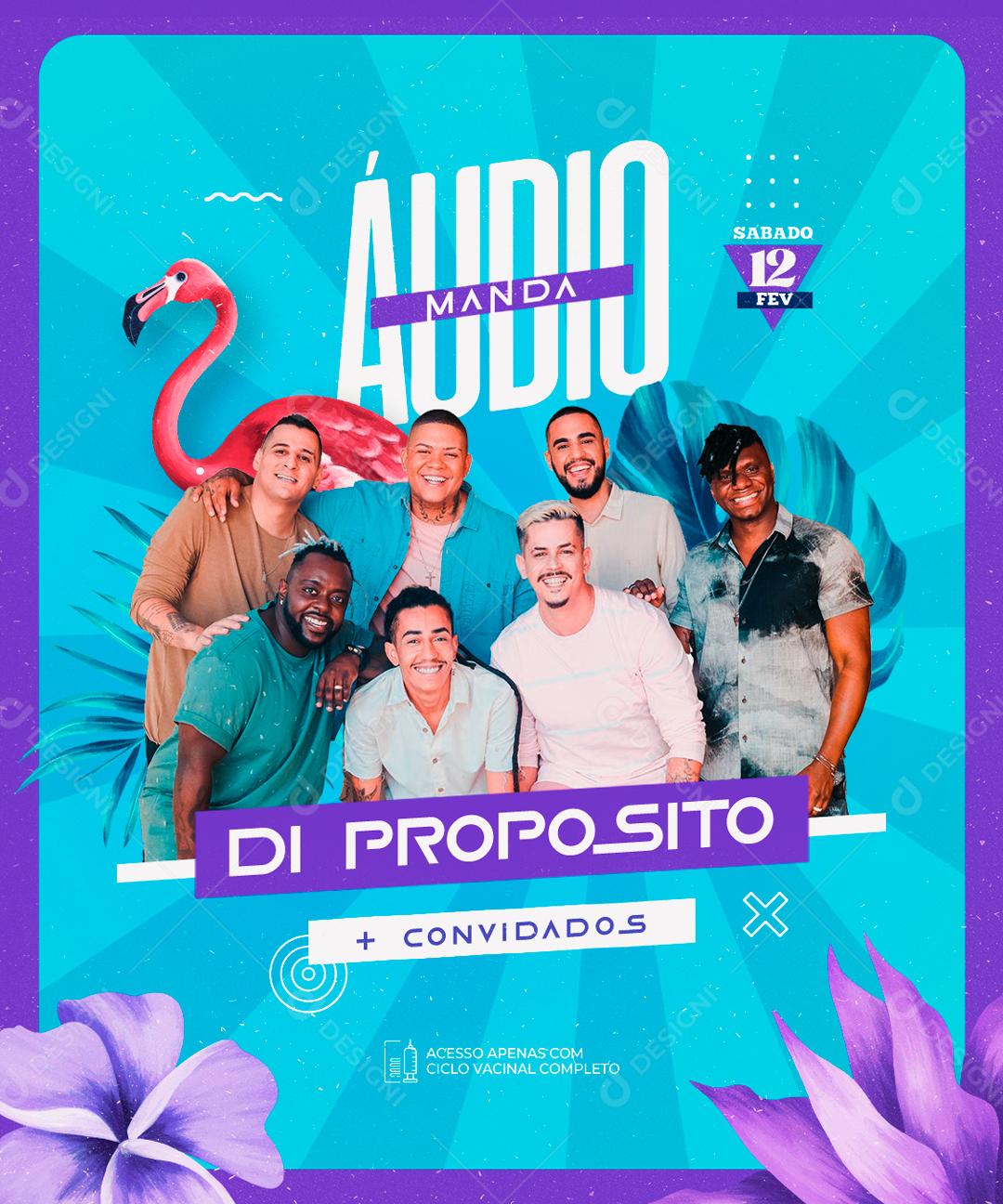 Flyer Di Proposito Social Media PSD Editável