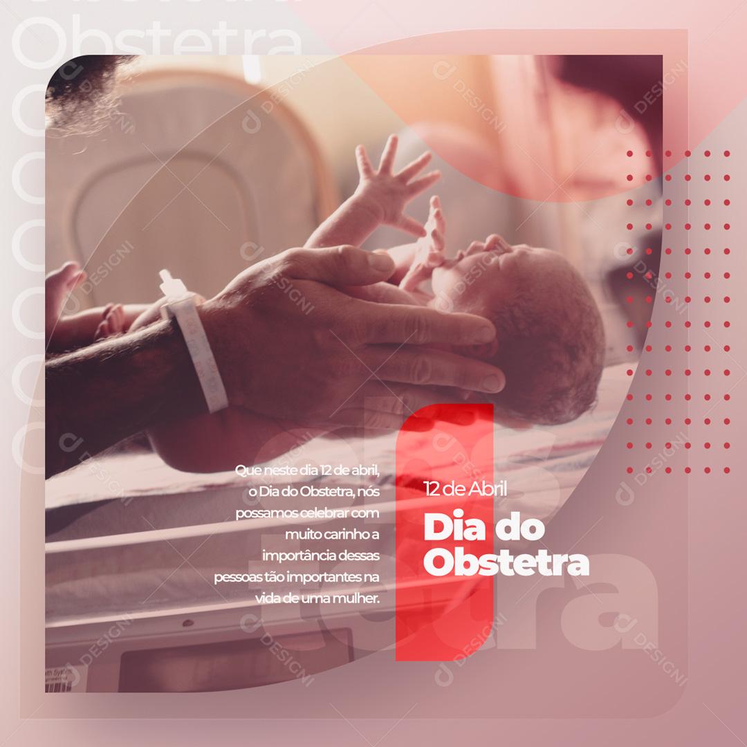 Social Media Data Comemorativa Dia do Obstetra PSD Editável