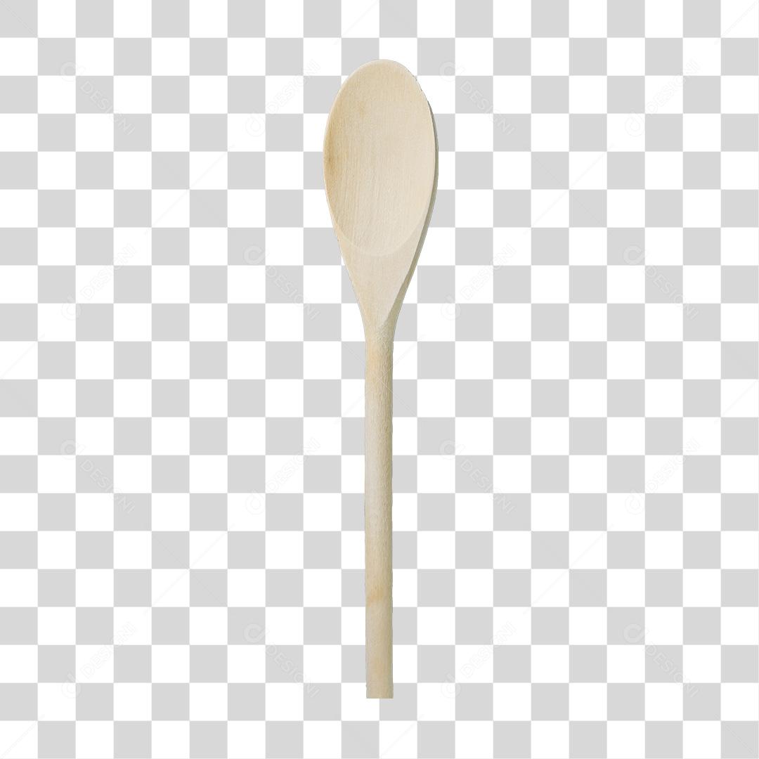Colher de madeira PNG Transparente