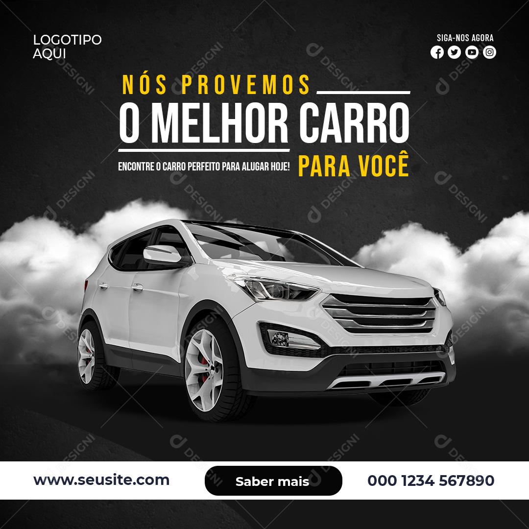 Social Media O Melhor Carro Para Você PSD Editável