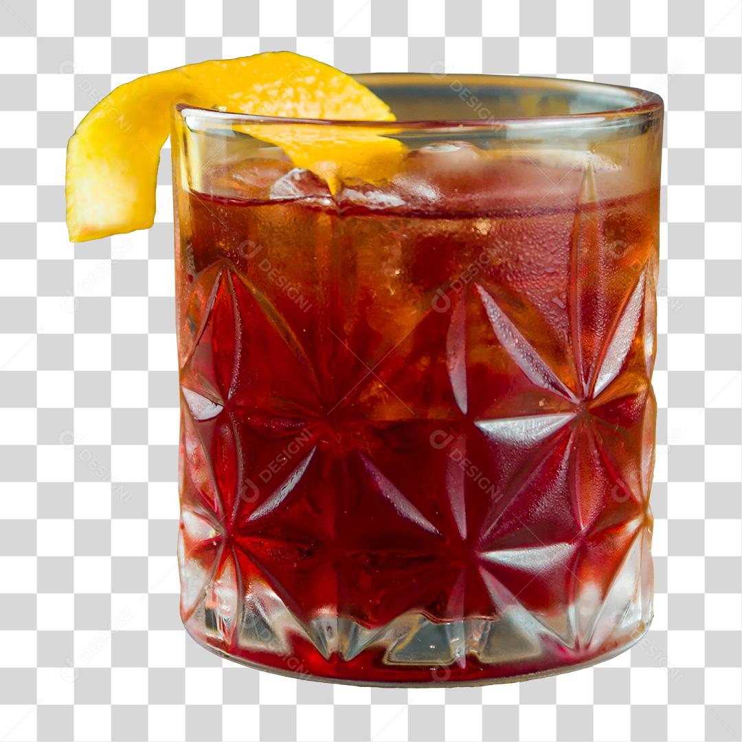 Copo de negroni  PNG Transparente