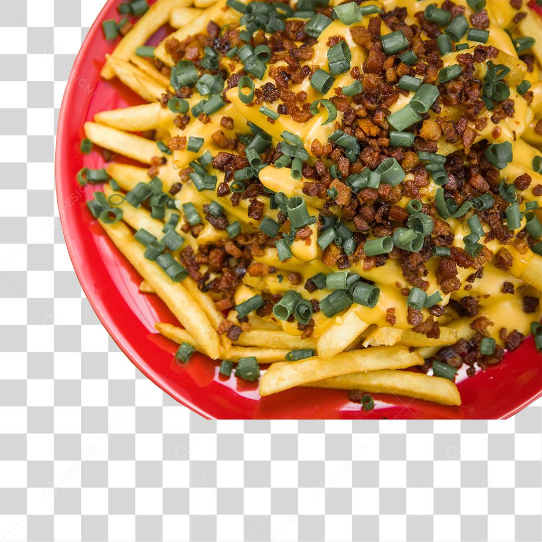 batata frita fundo transparente