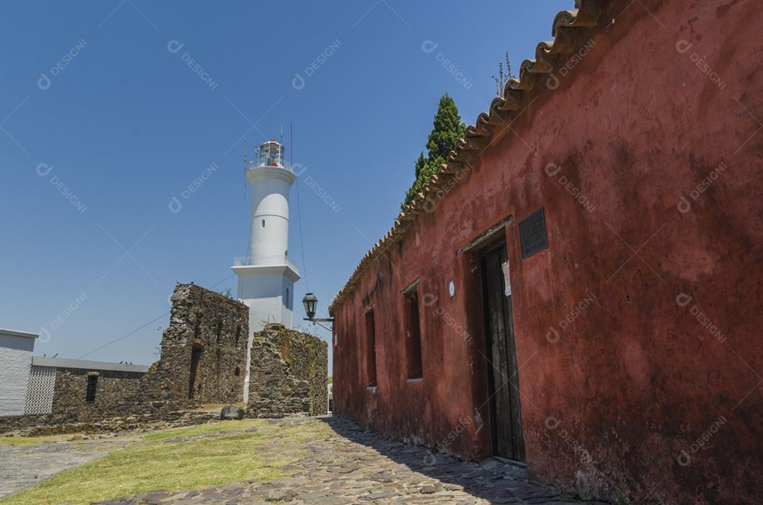 Farol de Colonia del Sacramento no Uruguai, importante museu da cidade.