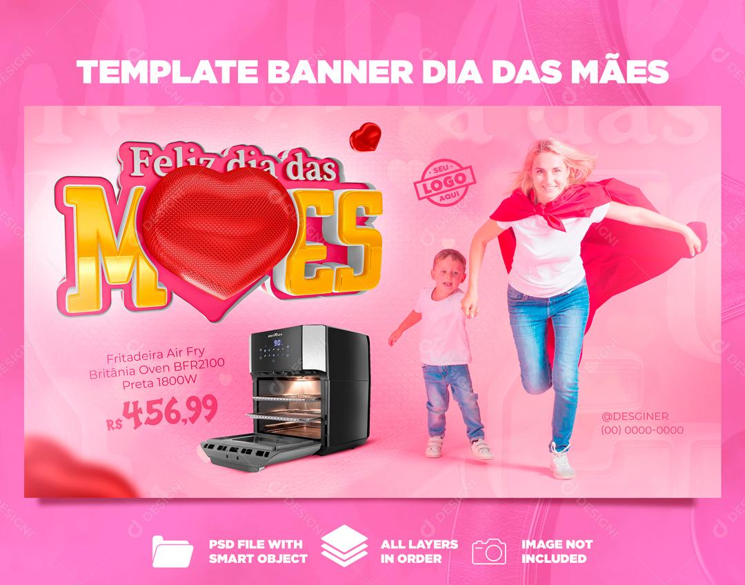 Feliz Mãe Das Mães Promoção Dia Dela Social Media PSD Editável