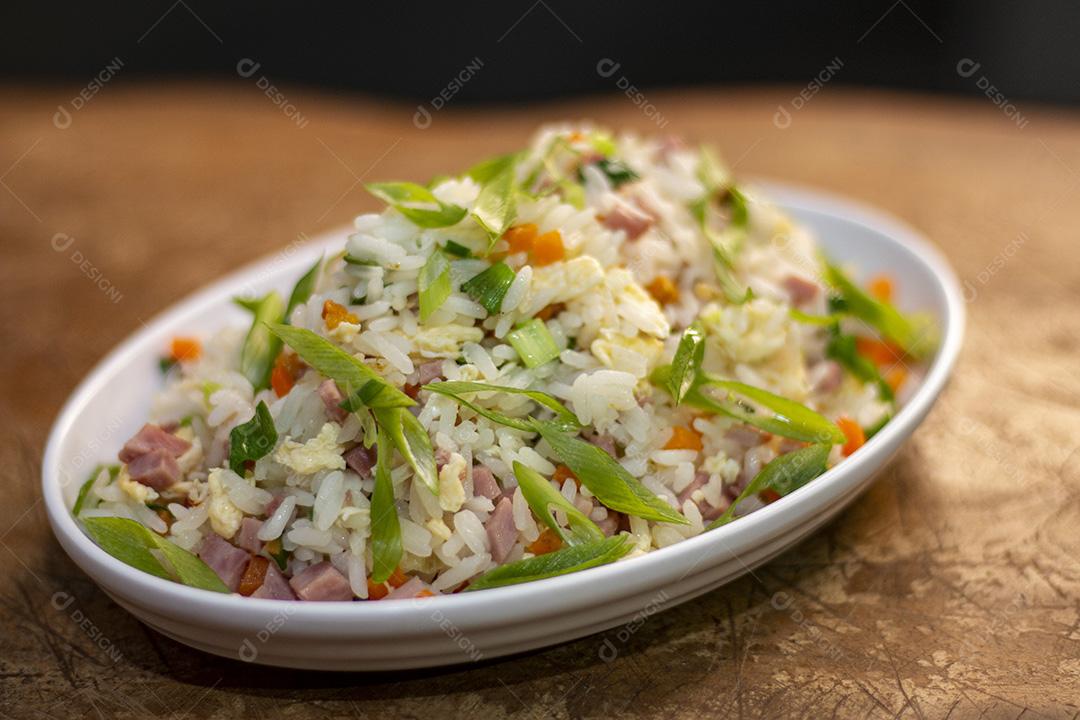 Comida típica brasileira. Risoto.