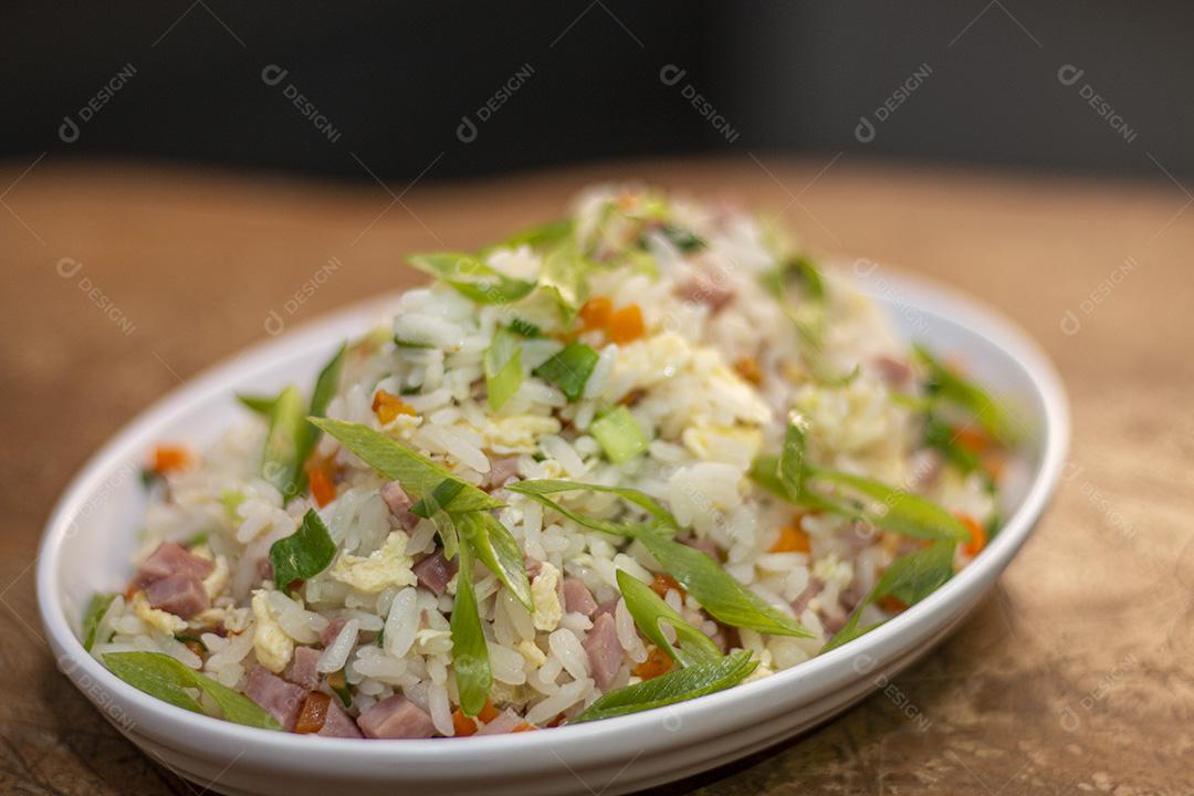 Comida típica brasileira. Risoto.