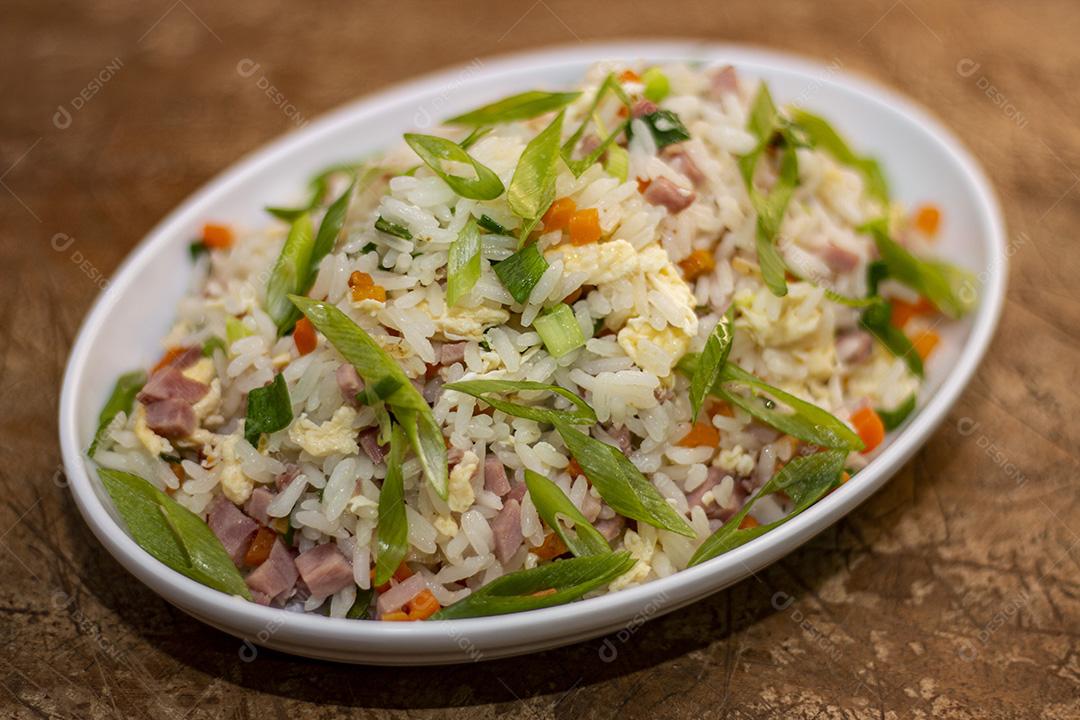 Comida típica brasileira. Risoto.