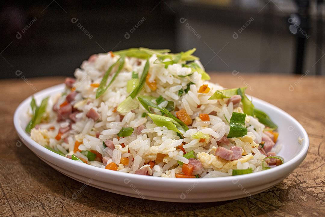 Comida típica brasileira. Risoto.
