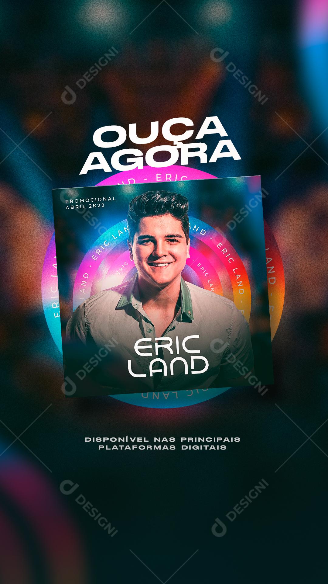 Flyer Eric Land Shows Promocional De Abril Social Media PSD Editável