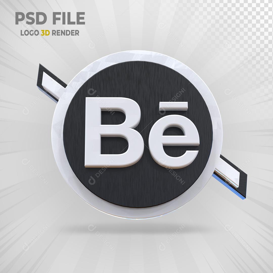 Behance 3D Elemento Para Composição PSD