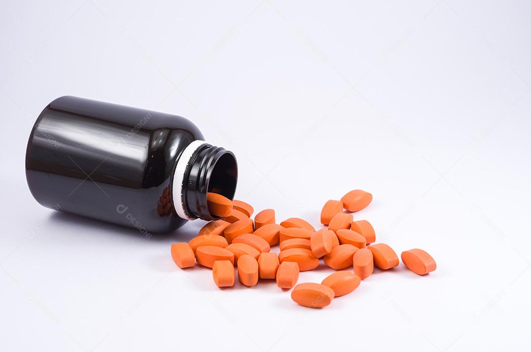 Prescrição de medicamentos para medicamentos de tratamento. Medicina farmacêutica