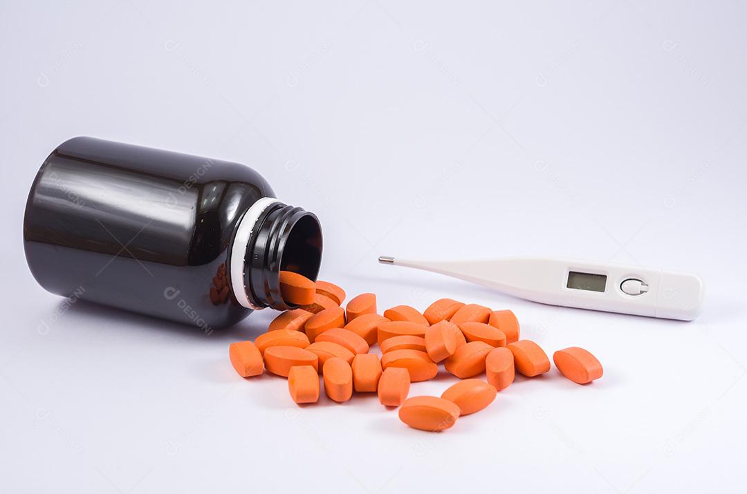 Prescrição de medicamentos para medicamentos de tratamento. Medicina farmacêutica