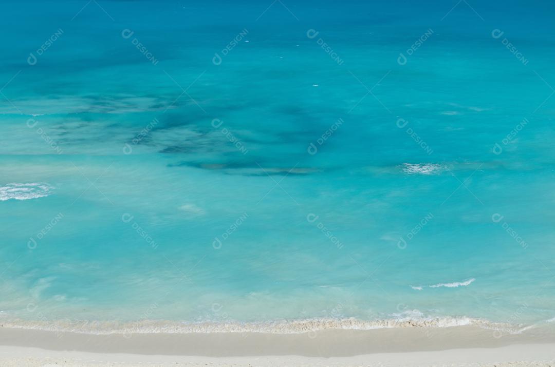 Vista da praia de Cancún