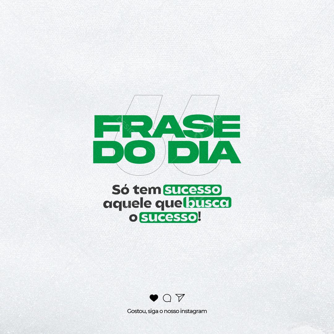 Social Media Só Tem Sucesso Aquele Que Busca PSD Editável