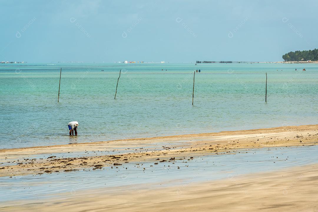 Praia de Antunes, Maragogi, Alagoas, Brasil, em 8 de abril de 2019.