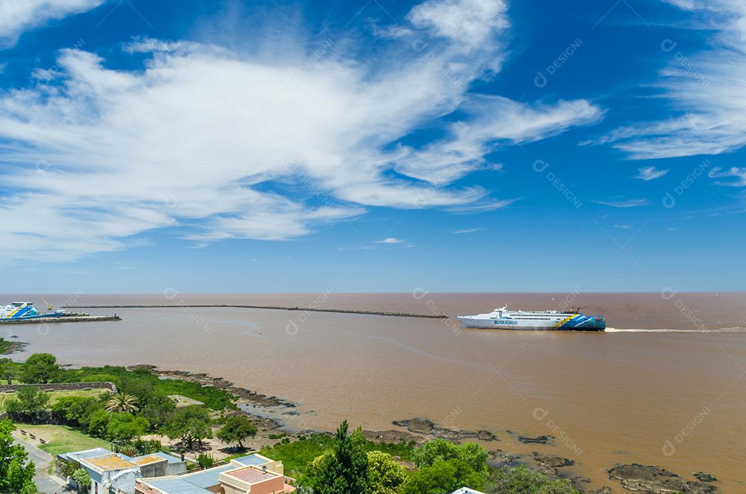 Colonia del Sacramento, Uruguai - 26 de dezembro de 2015: Português