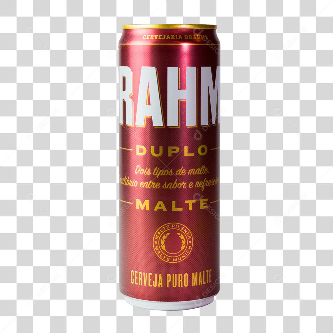 Lata Brahma Duplo Malte 350ml Transparente