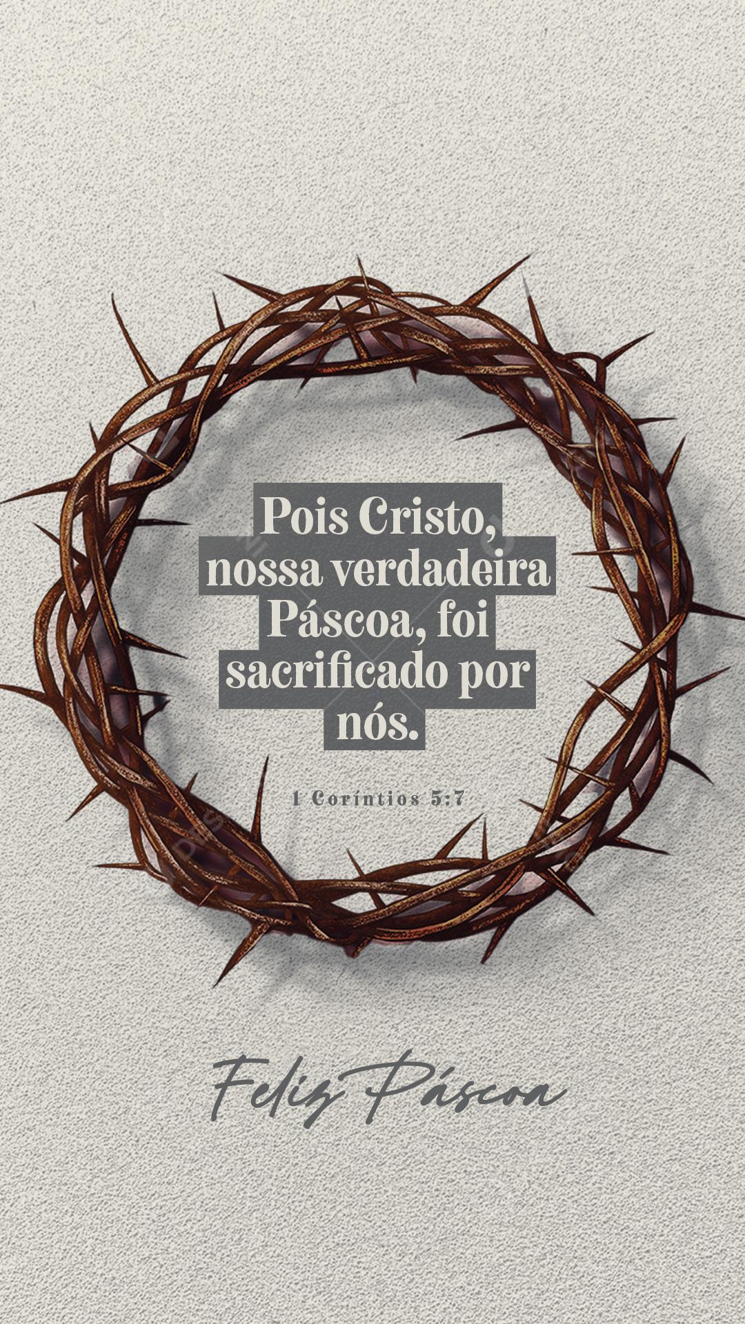 Post Story Sexta Feira Santa Pois Cristo Social Media PSD Editável