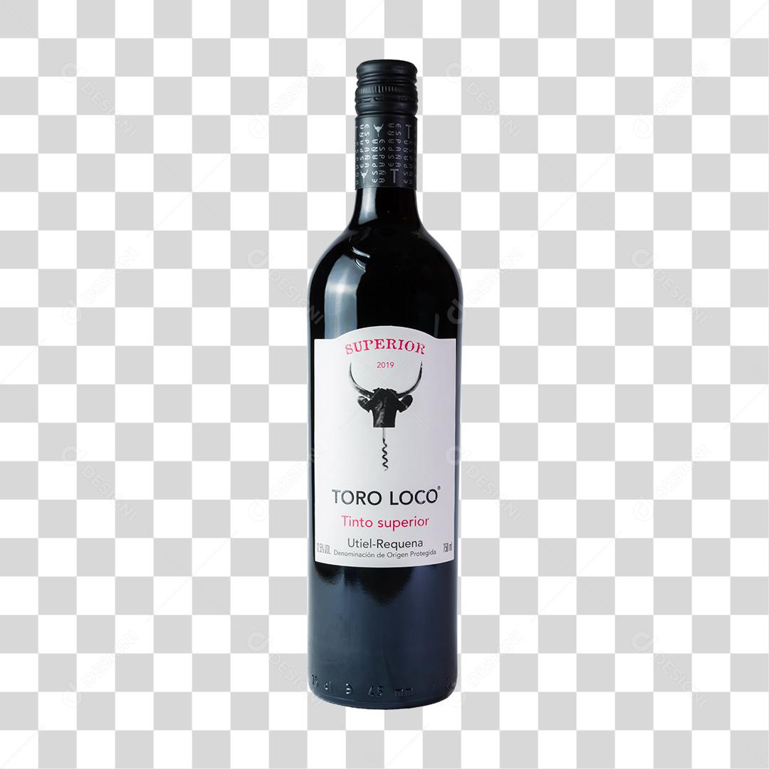 Vinho Toro Loco Tinto Superior Fundo Transparente