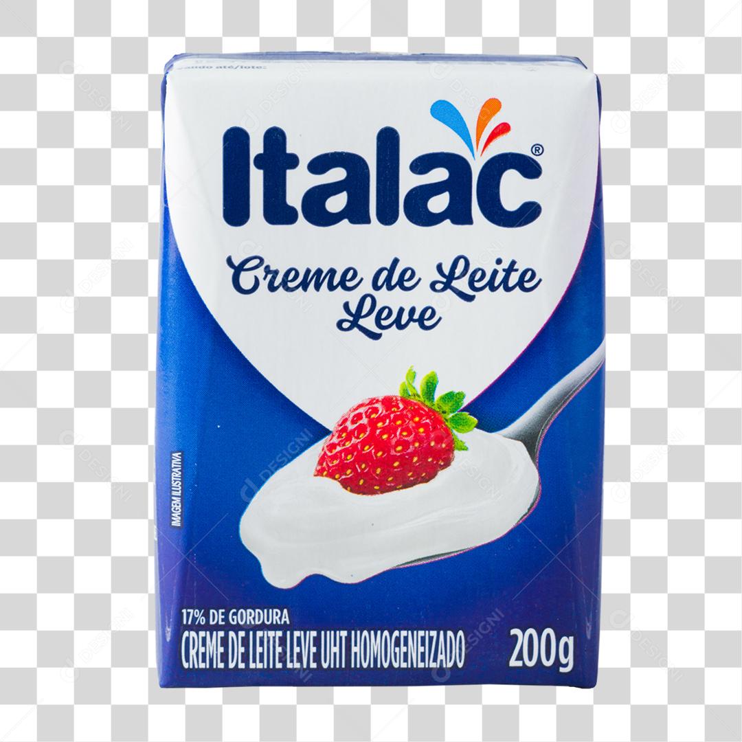 Creme de leite ITALAC Fundo Transparente