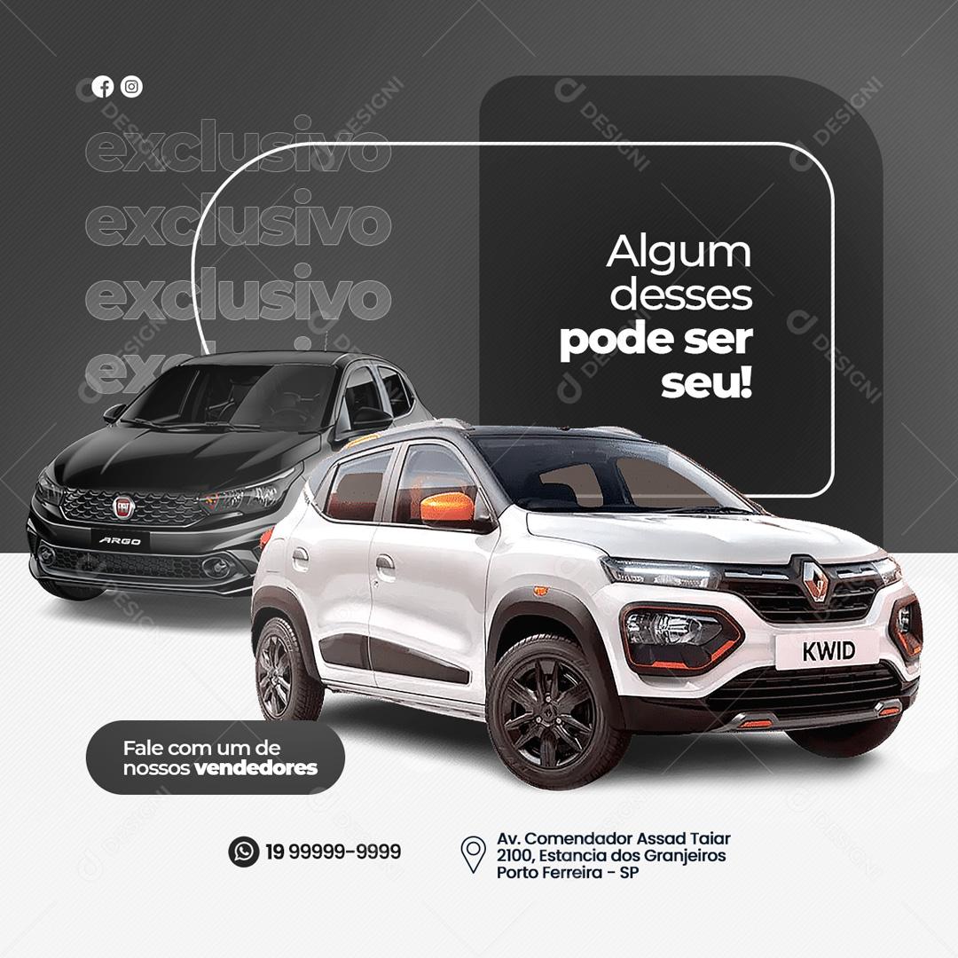 Social Media Algum desses Pode Ser Seu Concessionária PSD Editável