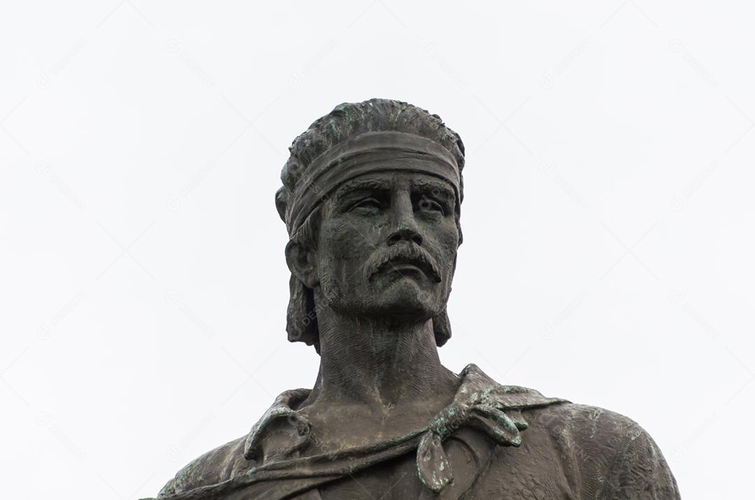 Escultura do típico gaúcho brasileiro, chamado trabalho (Monumento ao Laçador ou popularmente