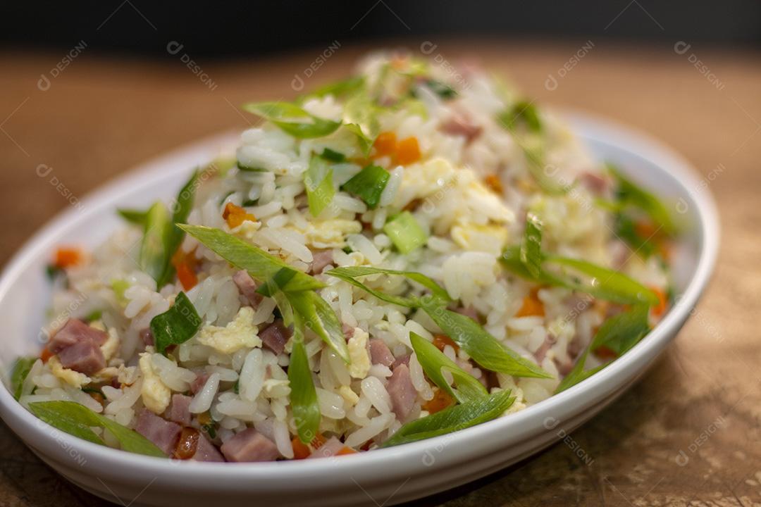 Comida típica brasileira. Risoto.