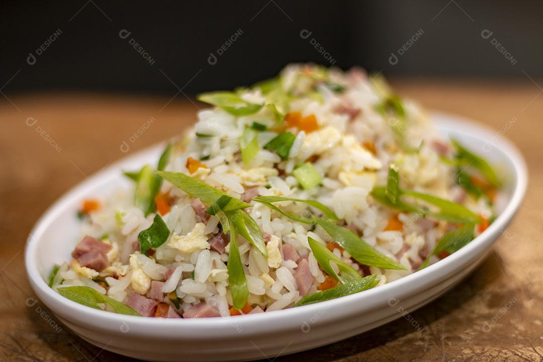 Comida típica brasileira. Risoto.