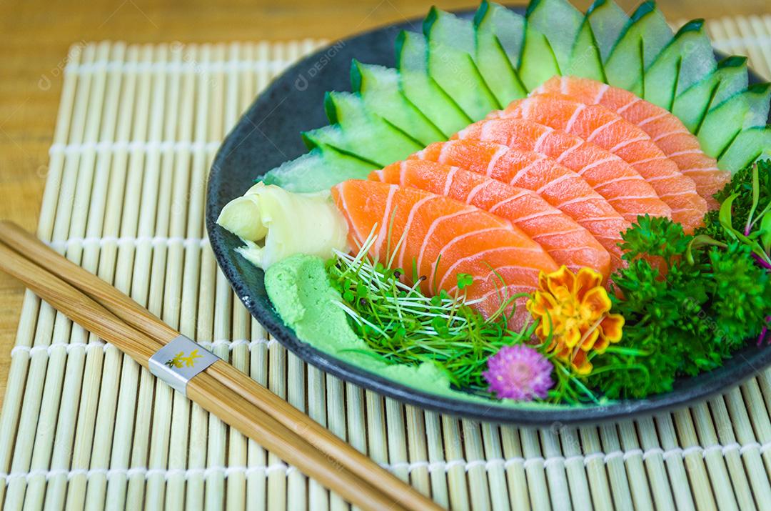 Traditional Japanese cuisine, premium sashimi.