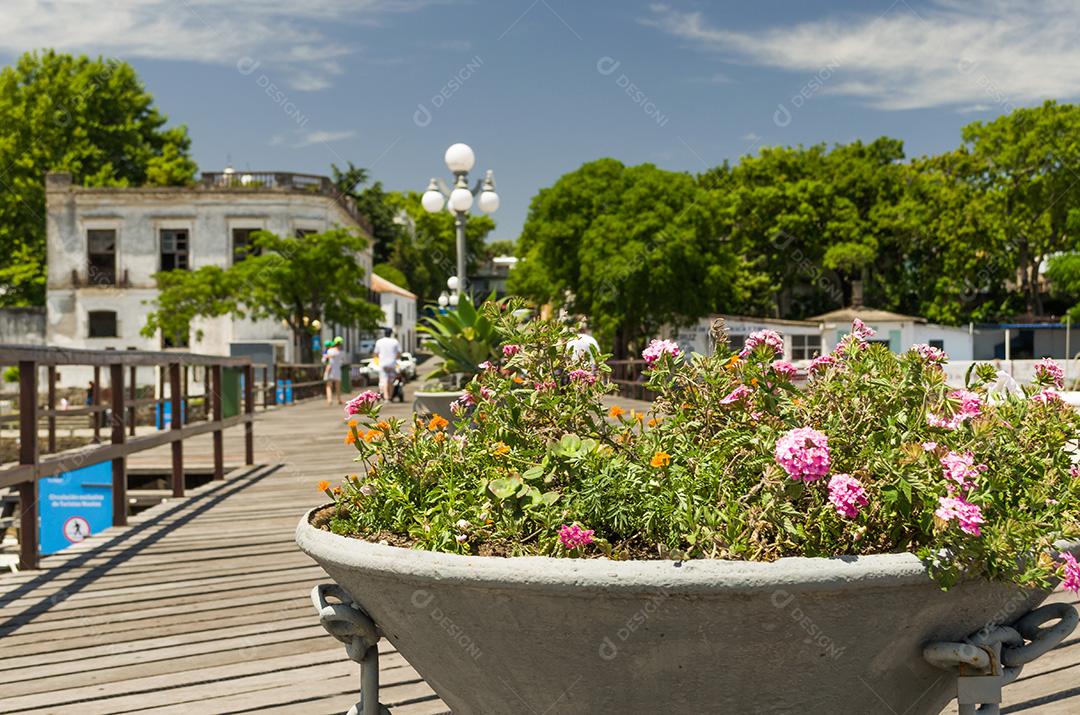 Colonia del Sacramento, Uruguai - 26 de dezembro de 2015: Português