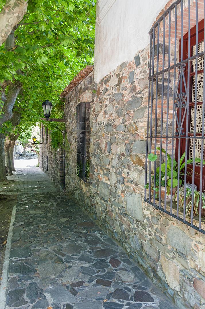 Colonia del Sacramento, Uruguai - 26 de dezembro de 2015: Português