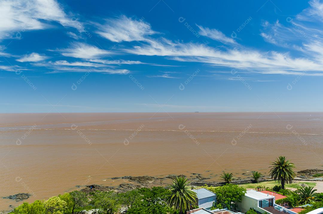 Colonia del Sacramento, Uruguai - 26 de dezembro de 2015: Português