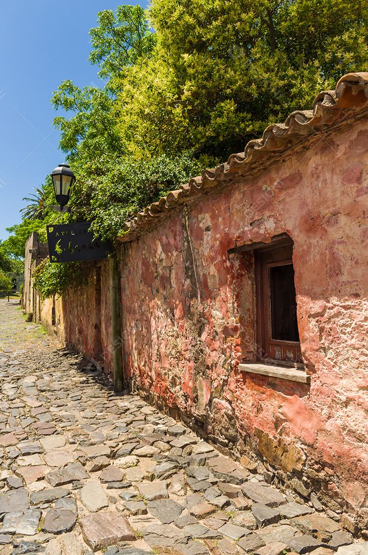 Colonia del Sacramento, Uruguai - 26 de dezembro de 2015: Português