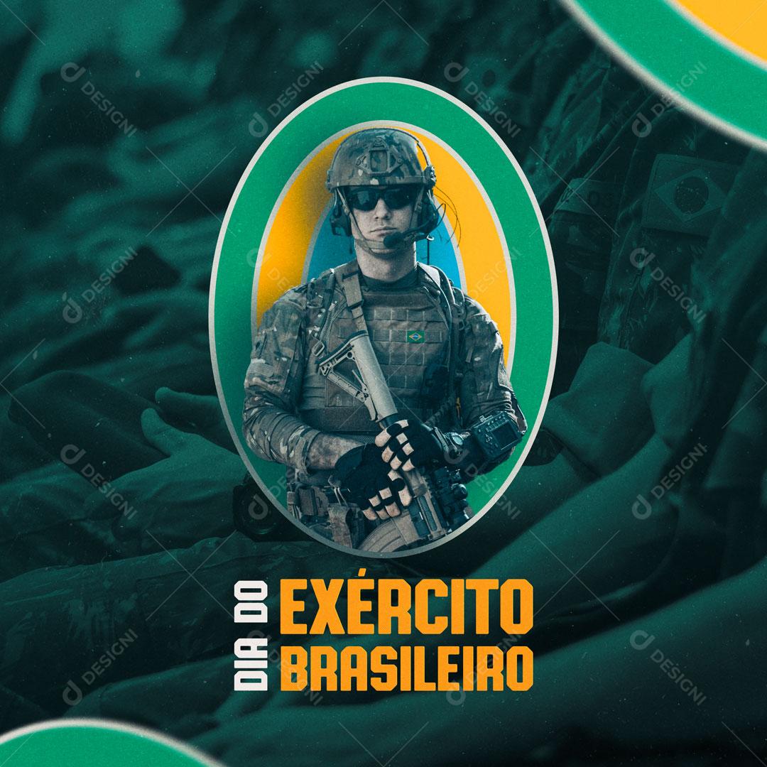 Social Media Dia do Exército Brasileiro 19 de Abril PSD Editável
