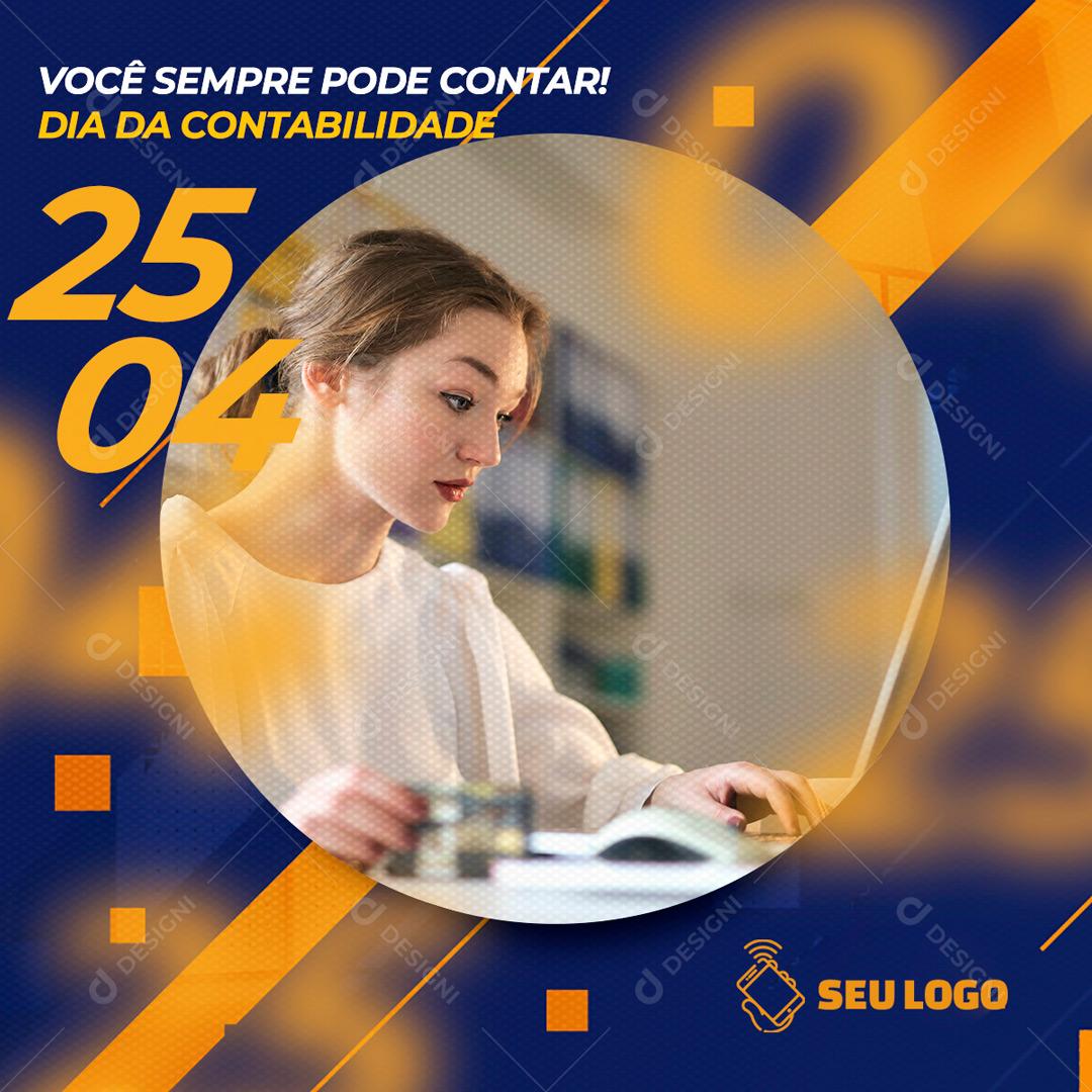Dia 25 De Abril Data Comemorativa Dia Da Contabilidade Social Media PSD Editável