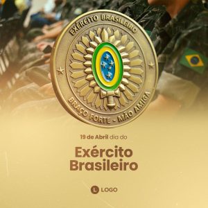 Dia Do Exército Brasileiro Social Media PSD Editável