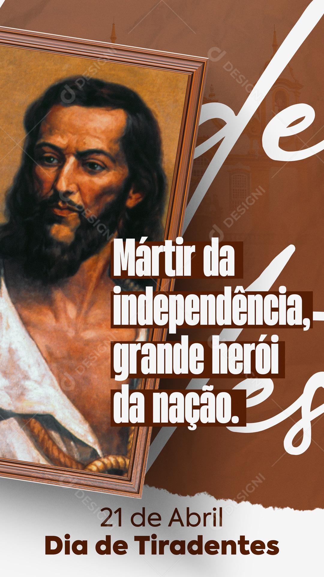 Dia 21 De Abril Data Comemorativa Dia Do Tiradentes Social Media PSD Editável