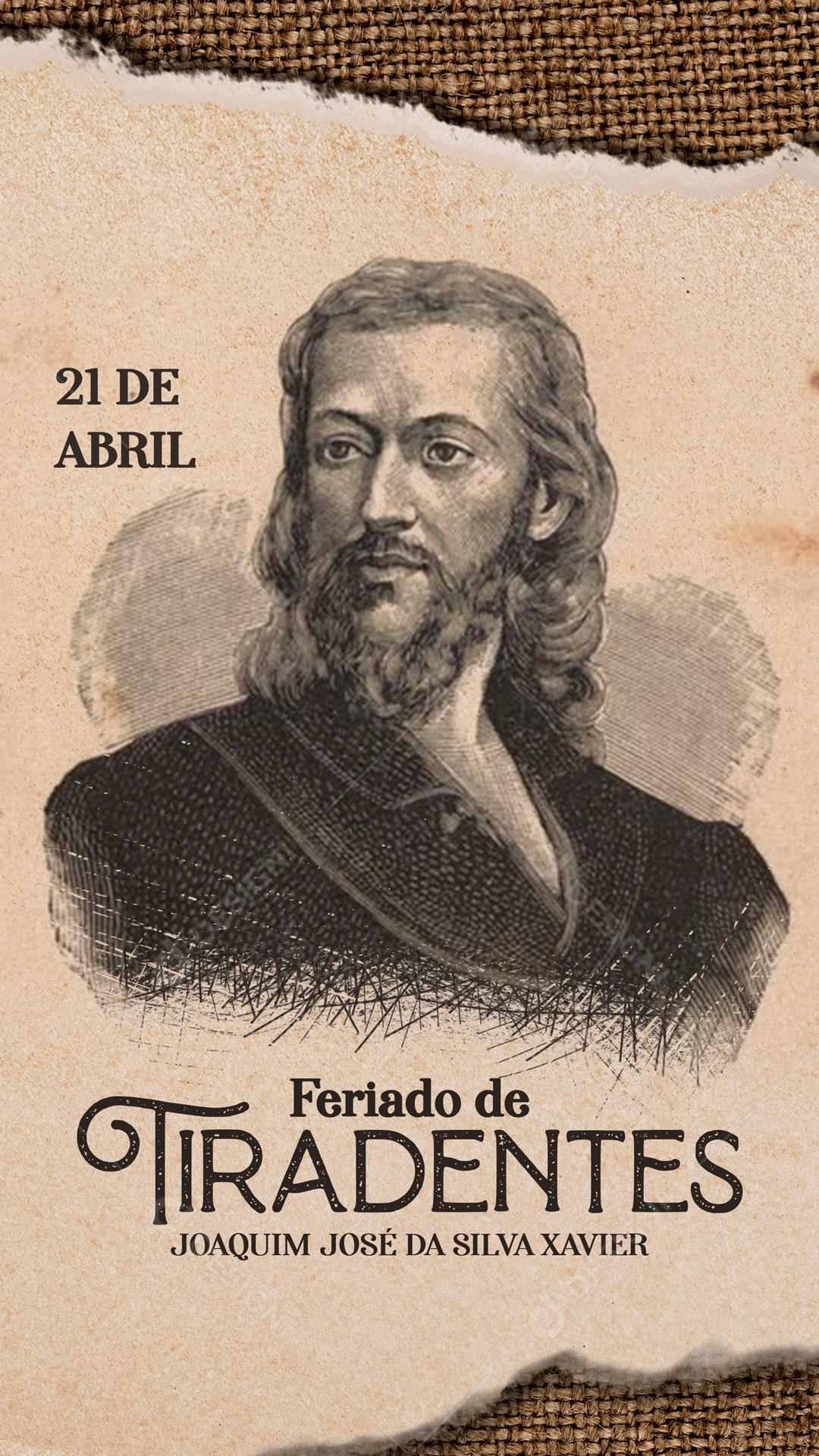 Dia 21 De Abril Data Comemorativa Dia Do Tiradentes Social Media PSD Editável