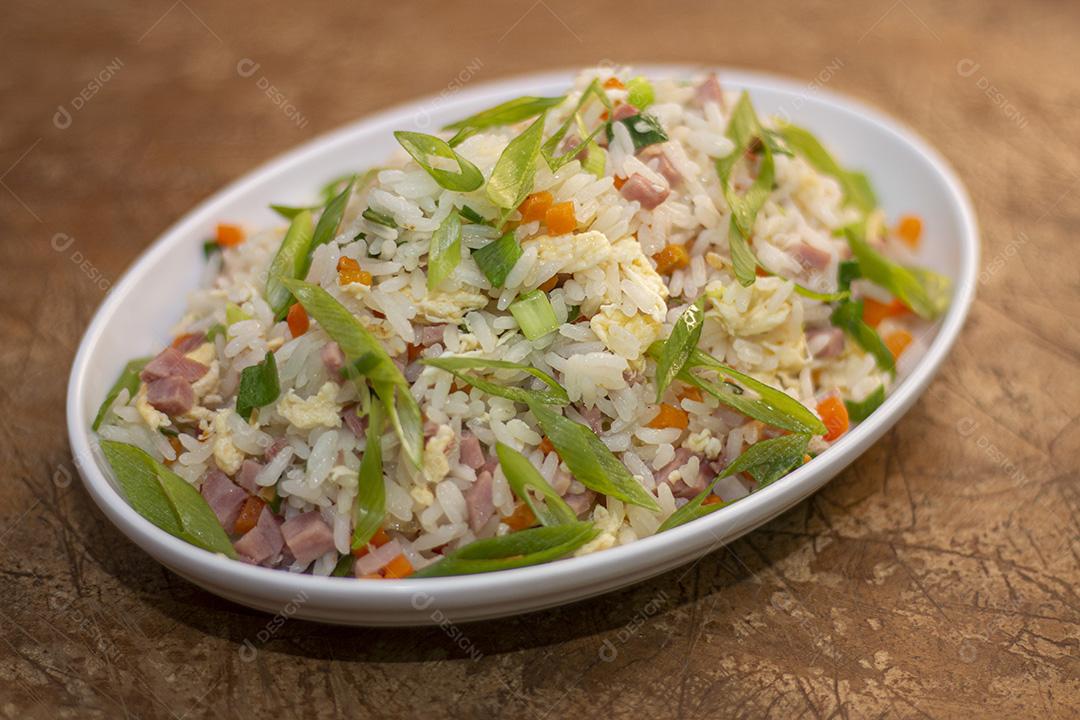 Comida típica brasileira. Risoto.